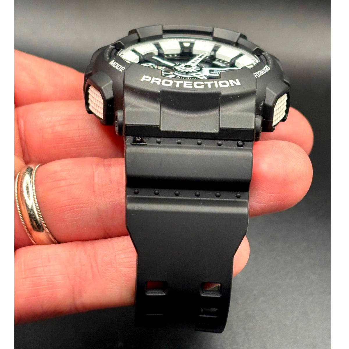 Casio G-Shock GA-110BW-1A Black White Analog Digital 200M Watch NWOT