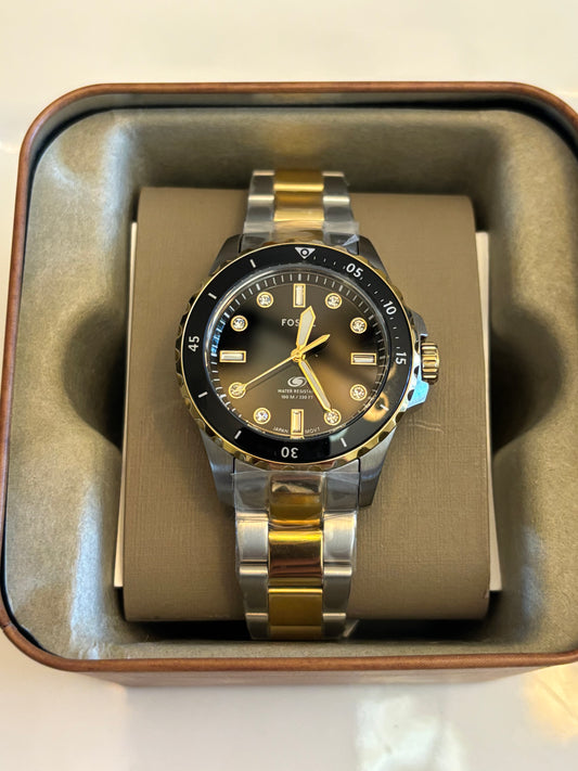 Fossil Blue Dive ES5349 Women’s Stainless Steel Watch – Authentic, Free Shipping