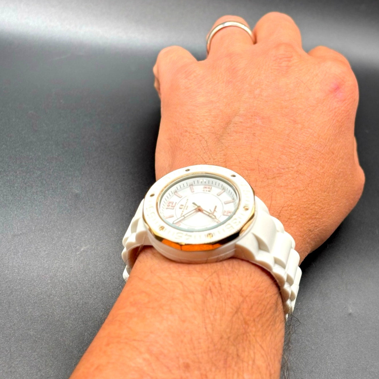 Oceanaut Acqua Sport OC0216 White Rose Gold 41mm Women's Watch NIB