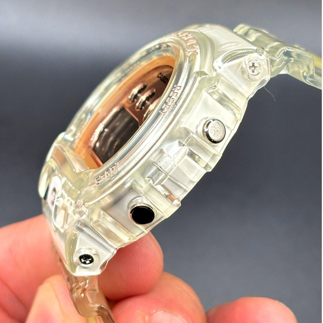 Casio G-Shock GMD-S6900SR-7 S Series Translucent Rose Gold Women’s Watch NIB