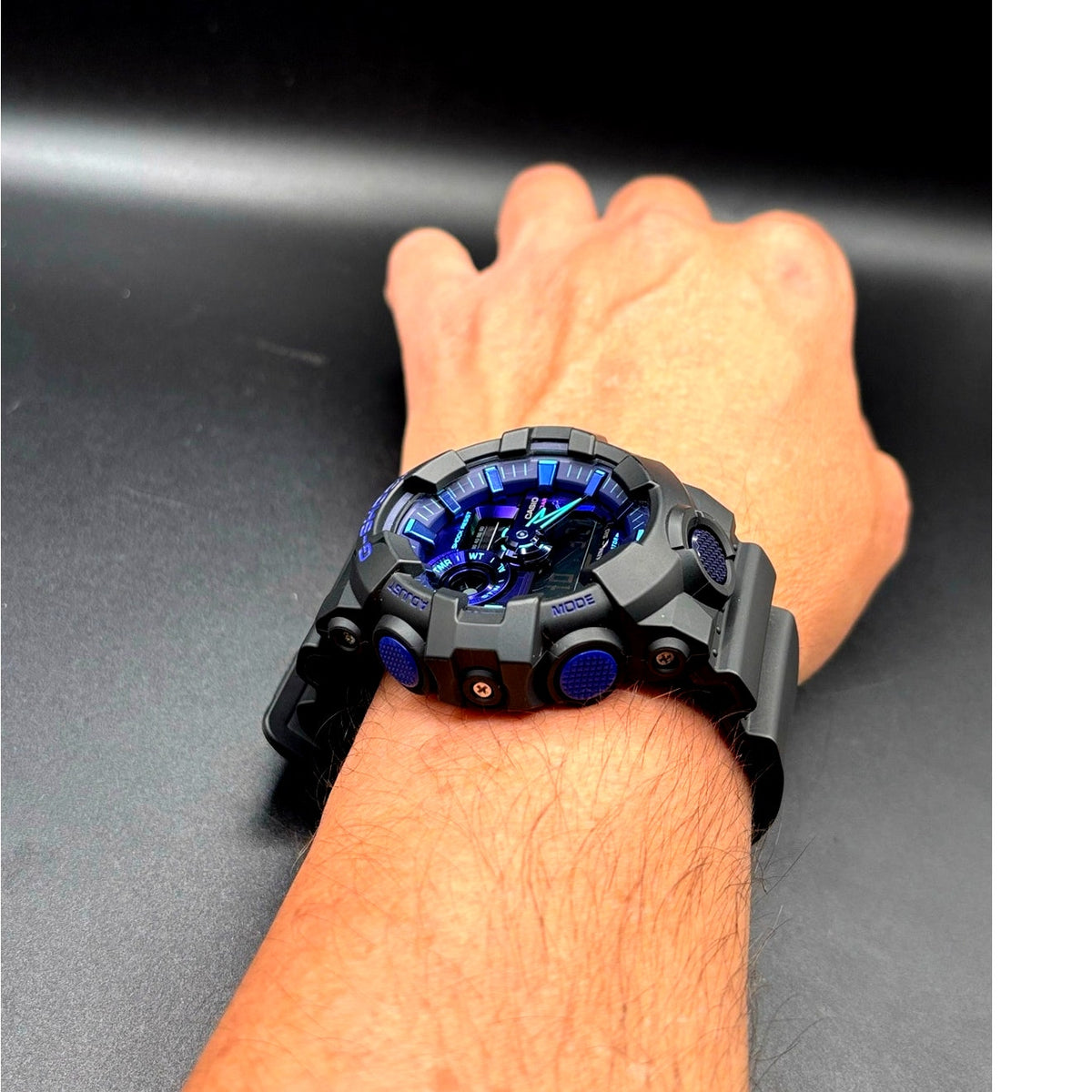 Casio G-Shock GA700VB-1A Virtual Blue Analog Digital Men’s Watch