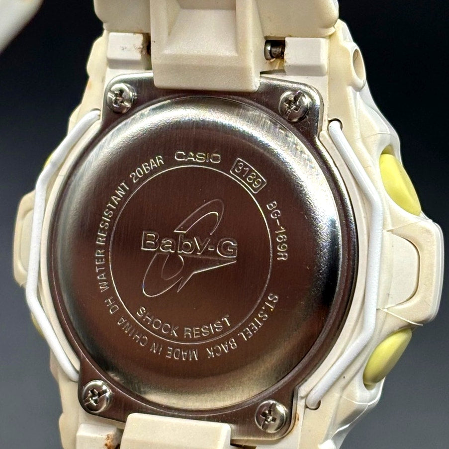 Casio Baby-G BG169R-7D White Pink Digital 200M Women’s Watch