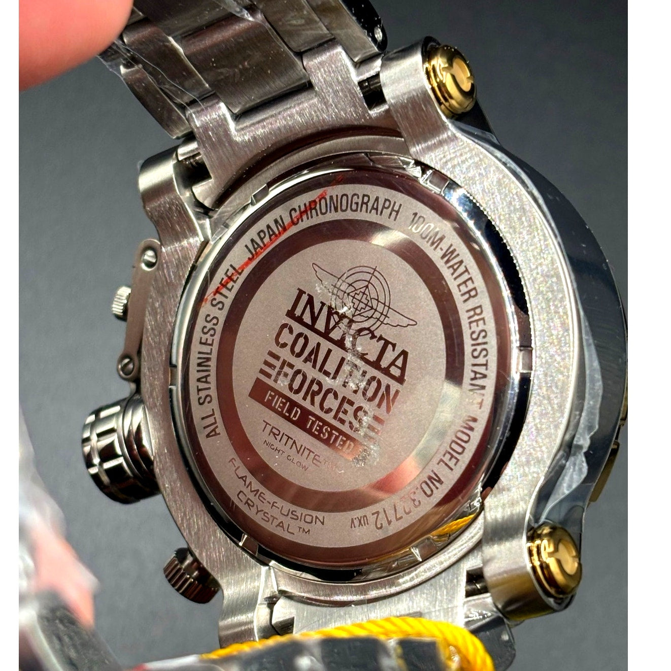 Invicta Coalition Forces Night Hawk 32712 52mm Chronograph Men’s Watch NIBWT