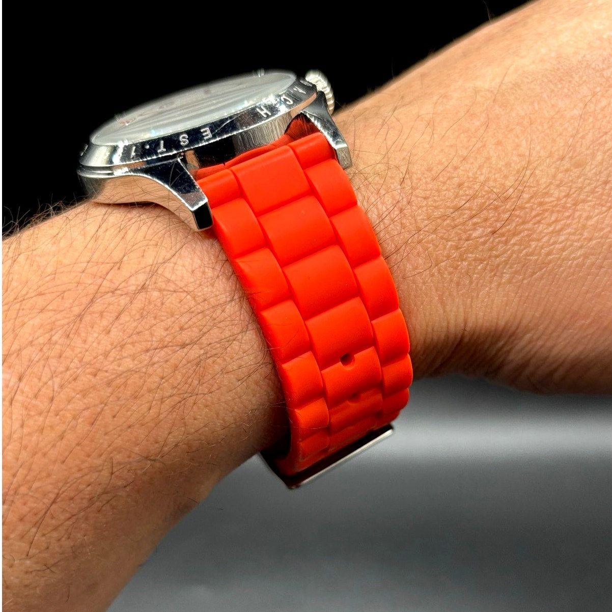 Coach Maddy CA.69.3.14.0706 Orange Silicone 41mm Quartz Women's Watch