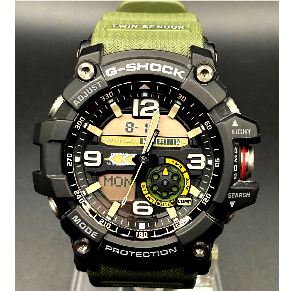 Casio G-Shock Mudmaster GG-1000-1A3 Twin Sensor Green Men’s Watch 200M