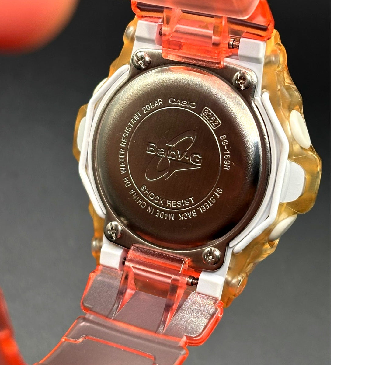 Casio Baby-G BG169R-4 Pink Clear Digital Shock Resistant 200M Women’s Watch
