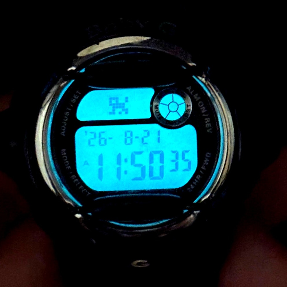 Casio Baby-G BG-169R-1 Glossy Black Digital Data Bank 200M Women’s Watch
