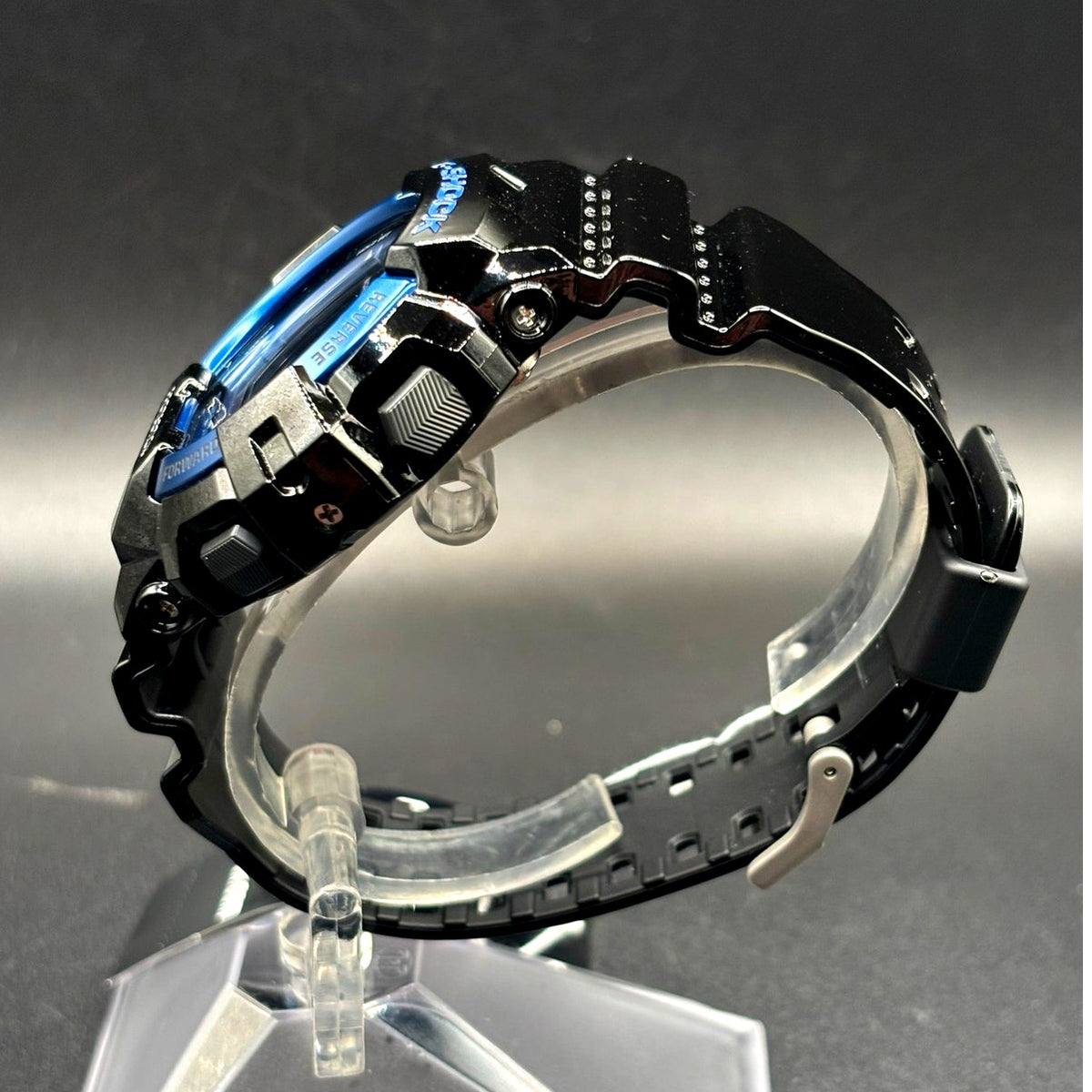 Casio G-Shock G-8900A-1 Glossy Black Blue Dial Digital Men’s Watch 200M NIBWT