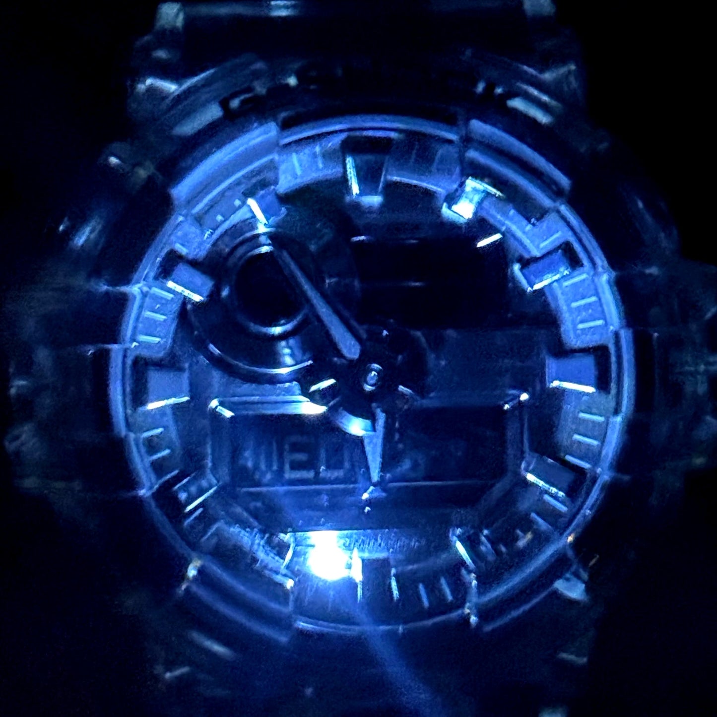 Casio G-Shock GA-700SK-1A Clear Skeleton Series Transparent Resin Watch NIB