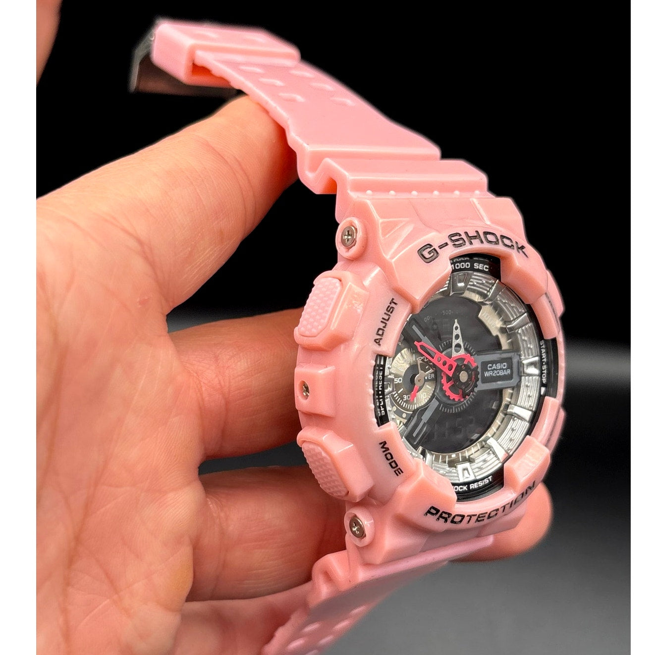 Casio G-Shock GMAS-110MP-4A2 Women’s Pink Analog Digital Watch NIBWT