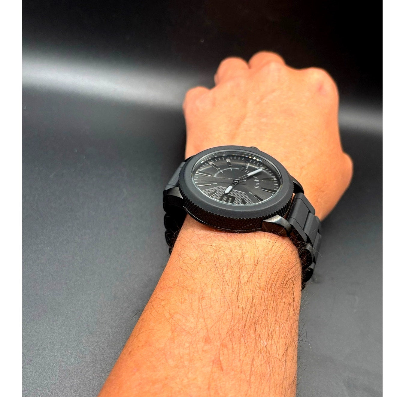 Diesel Rasp NSBB DZ1873 Men’s Black Stainless Steel 50mm Men's Watch