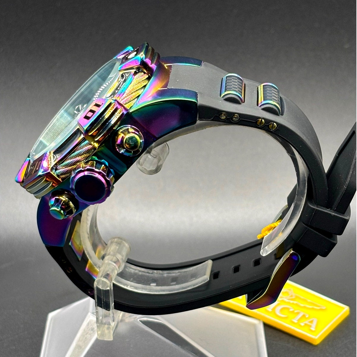 Invicta Jason Taylor 40447 Swiss Chronograph Iridescent 52mm NWT