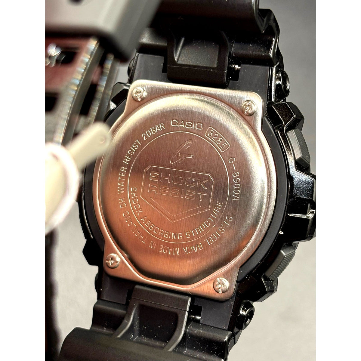 Casio G-Shock G-8900A-1 Glossy Black Blue Dial Digital Men’s Watch 200M NIBWT