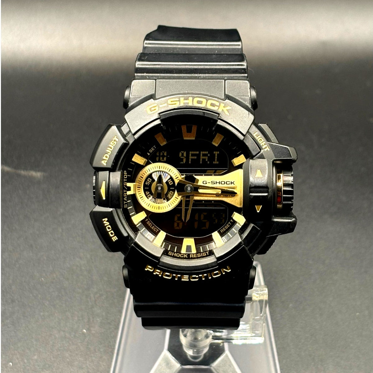 Casio G-Shock GA-400GB-1A9 Black Gold Analog Digital Men’s Watch 55mm