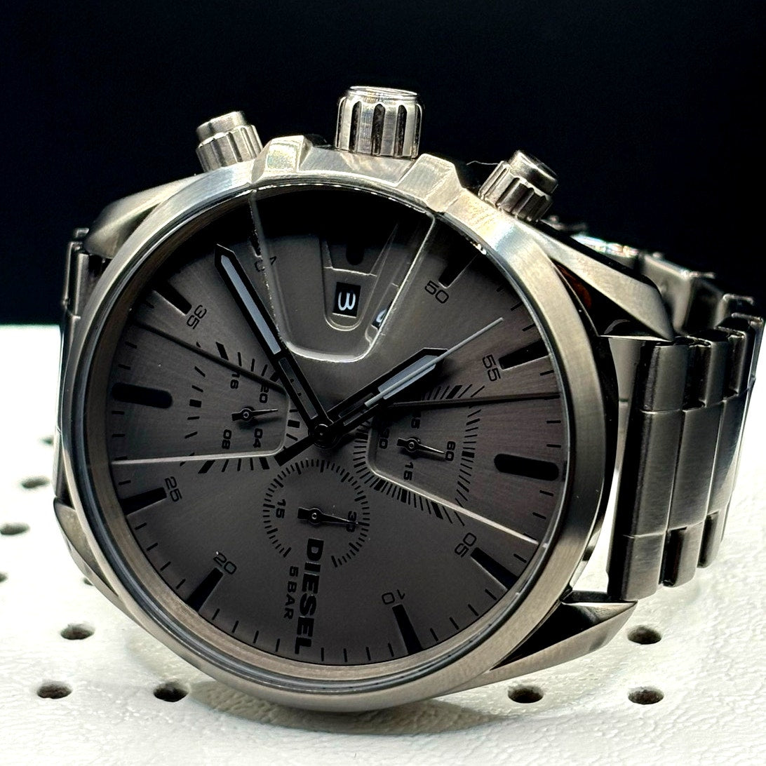 Diesel MS9 Chronograph DZ4484 Gunmetal Gray Dial Men’s Watch 47mm