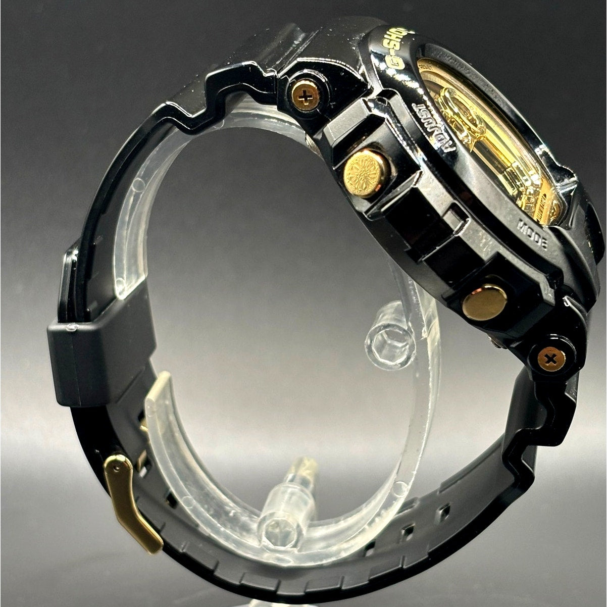 Casio G-Shock GD-X6900FB-1 Black Gold Mirror Dial XL Watch Full Set NIB