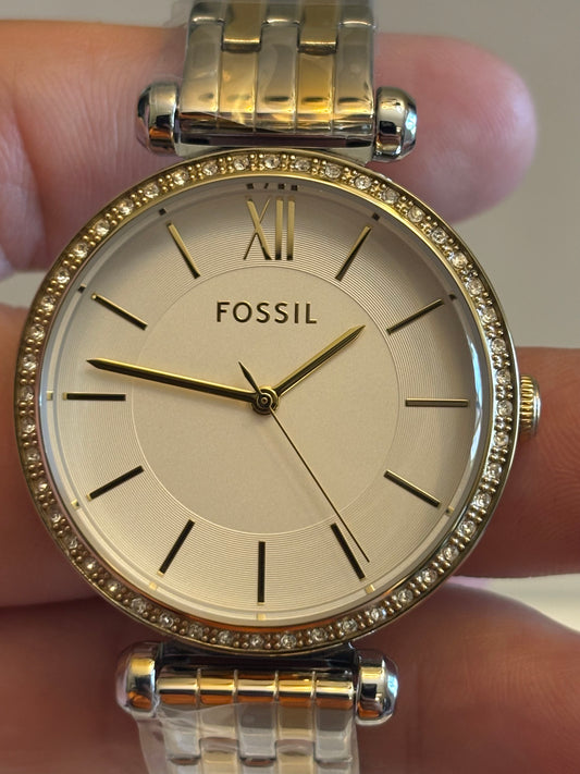 Fossil Tillie BQ3902 Two-Tone 36 mm Women’s Watch – New