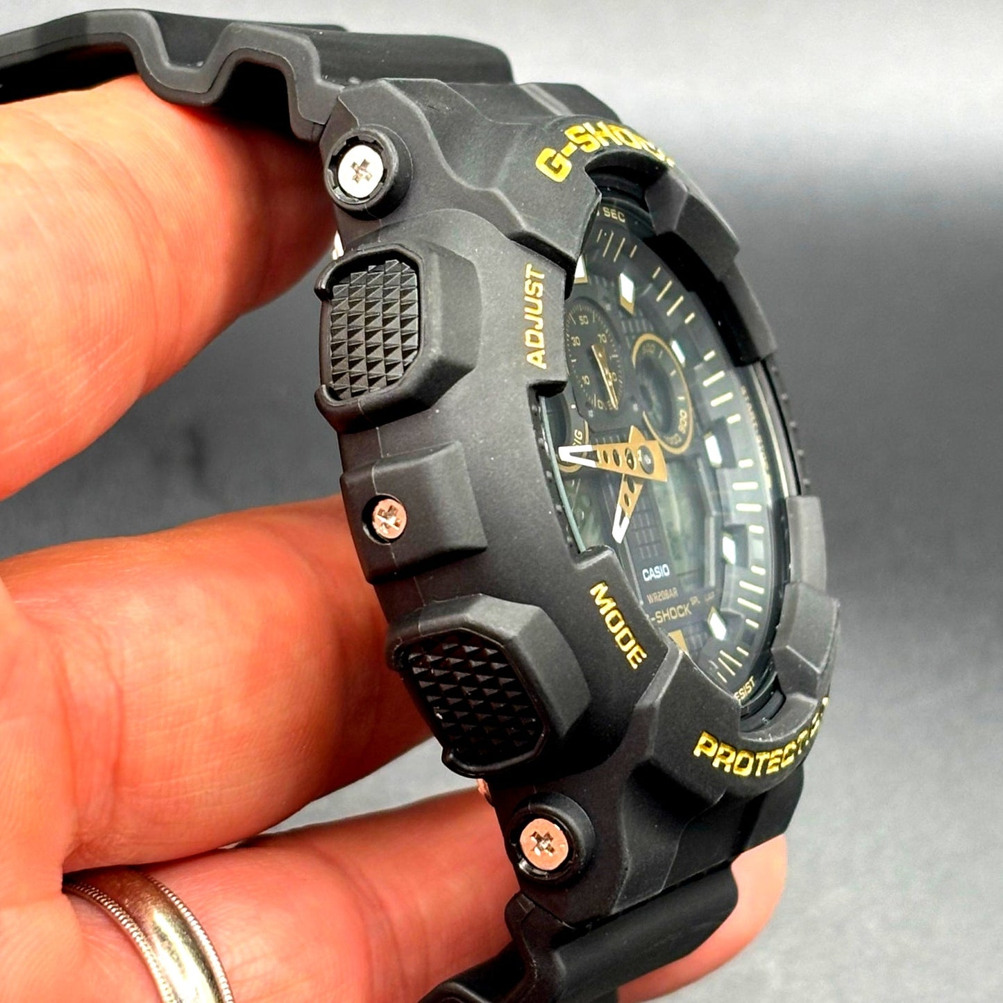 Casio G-Shock GA-100GBX-1A9 Black Gold Analog Digital 51mm Men’s Watch NIB
