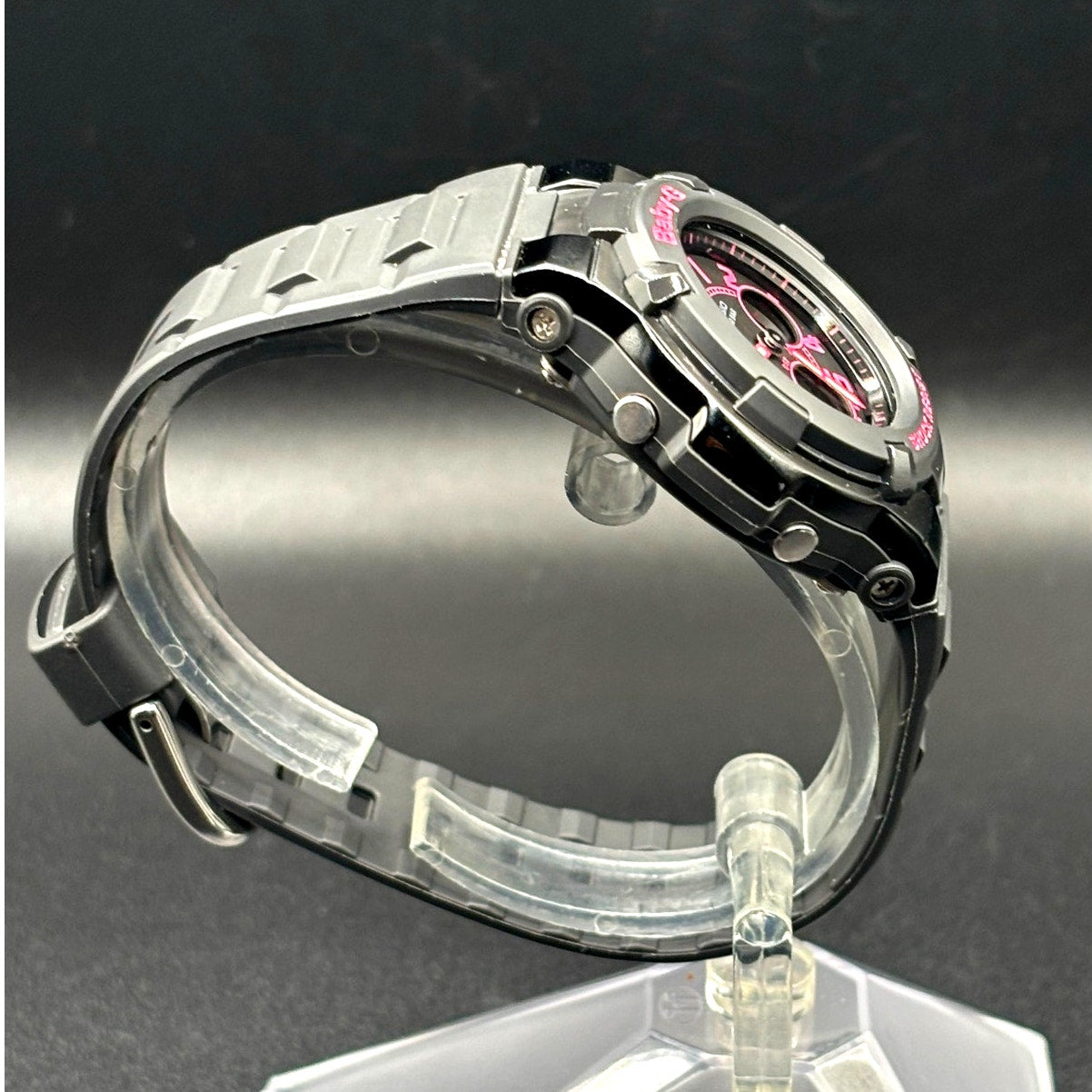Casio Baby-G BGA-117-1B1 Black Pink Ana-Digi Women's Watch