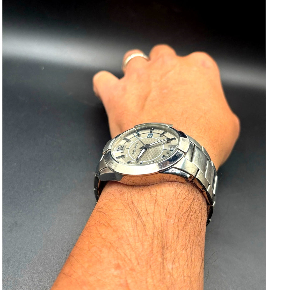Police Sincere 12547J Silver Men's Watch 44mm