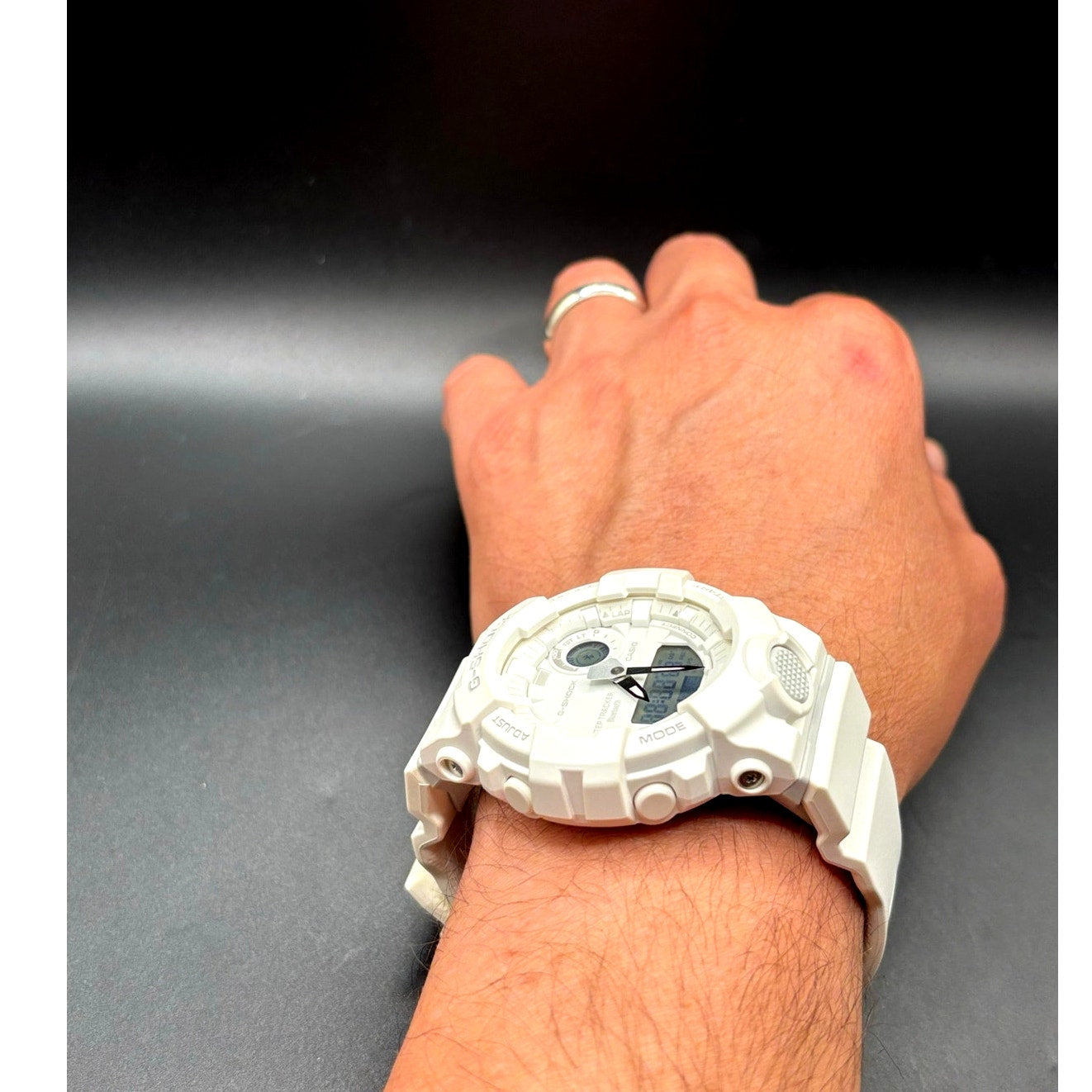 Casio G-Shock GBA800-7A Step Tracker Bluetooth White Unisex Watch NIB