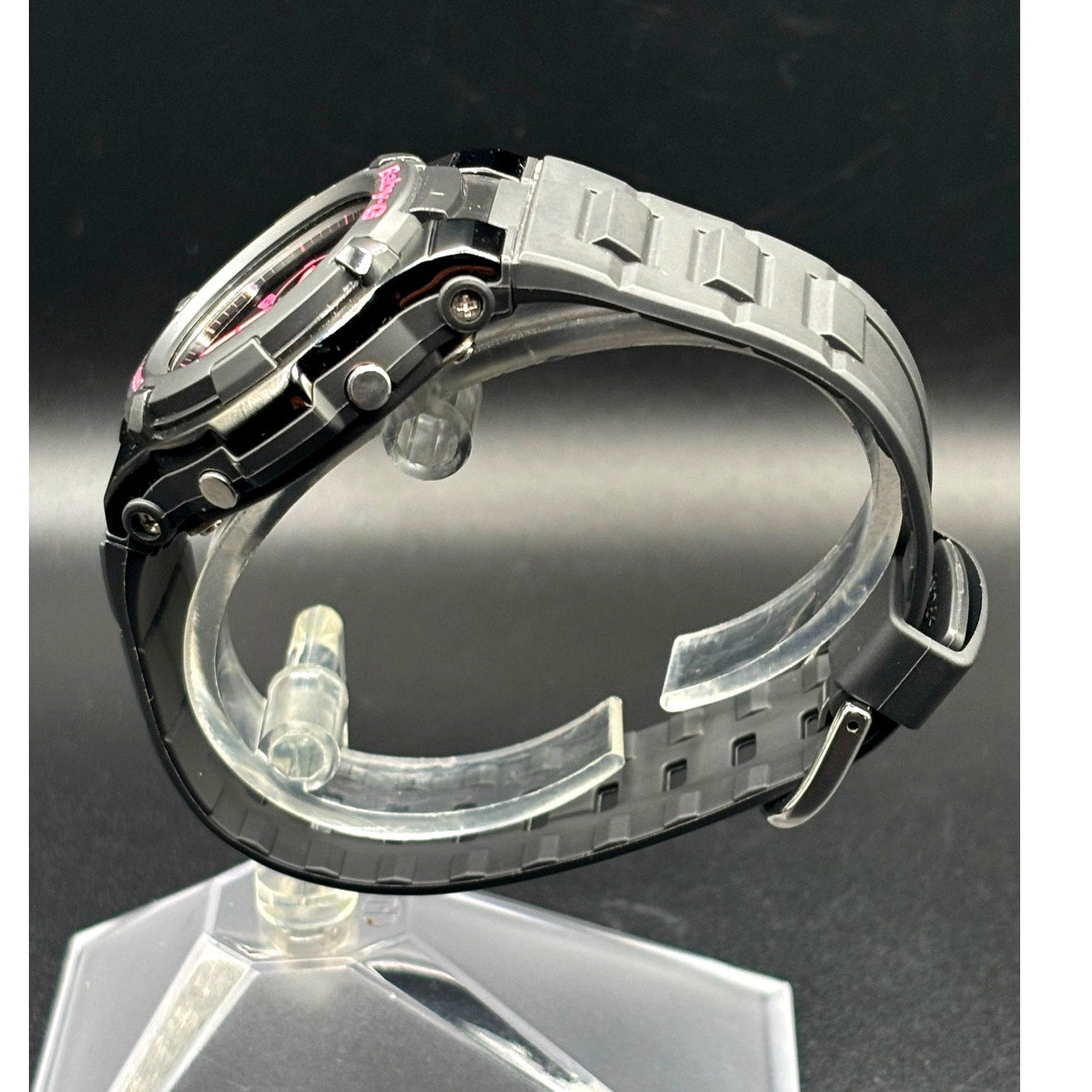 Casio Baby-G BGA-117-1B1 Black Pink Ana-Digi Women's Watch