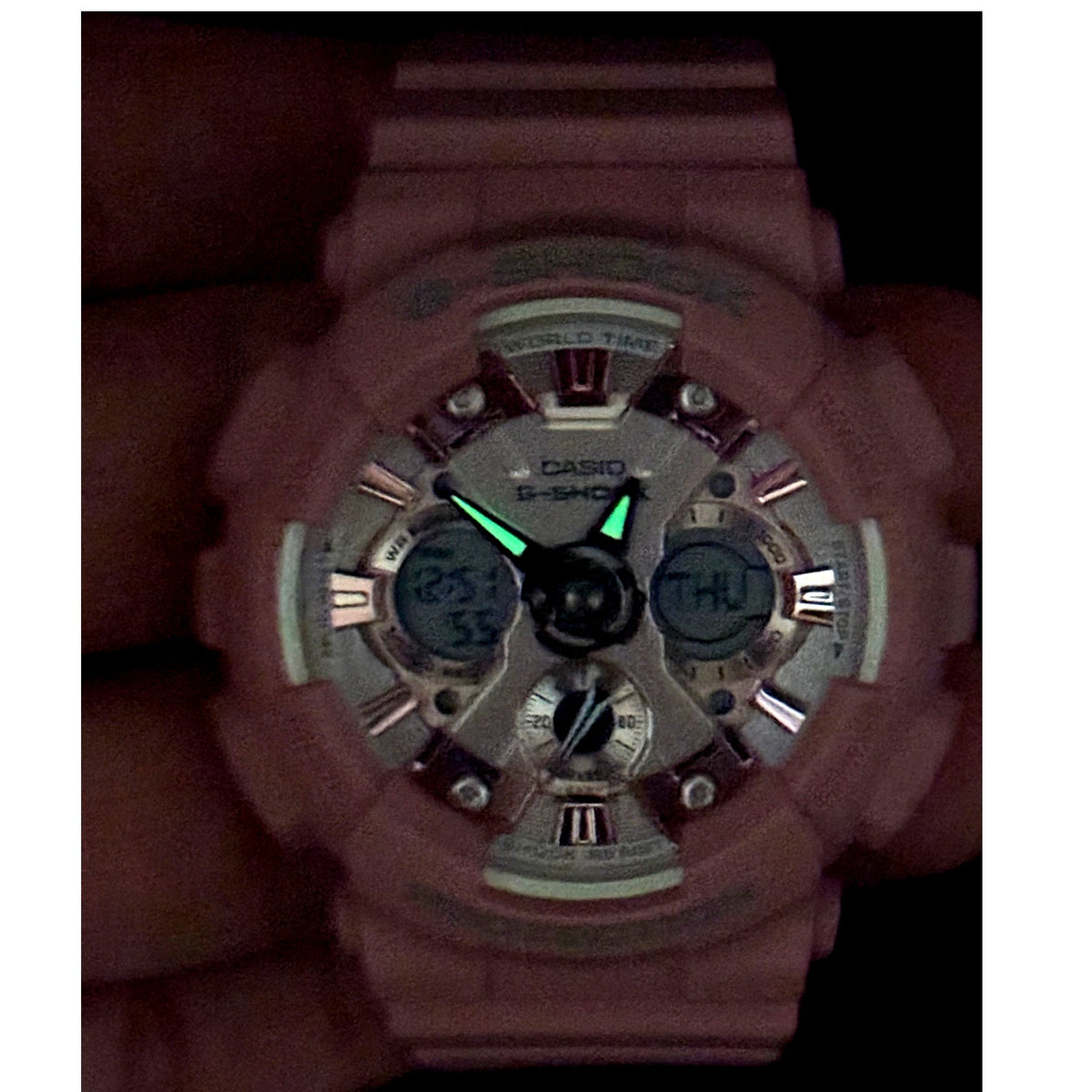 Casio G-Shock GMA-S120DP-4A S-Series Pink Rose Gold Women’s Watch NIB