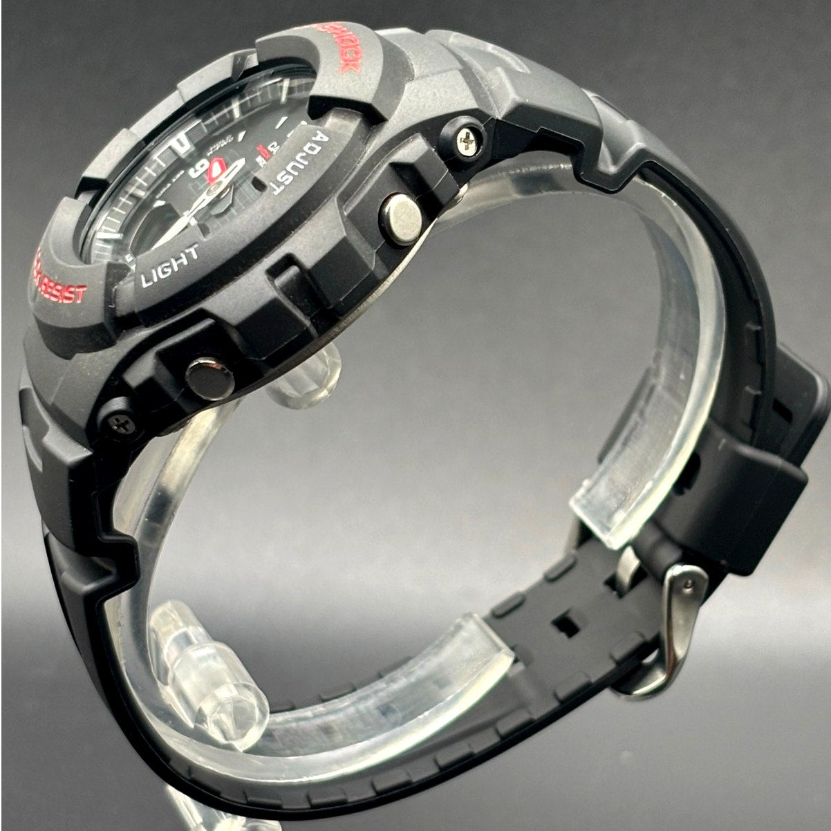 Casio G-Shock G100-1BV Analog Digital Black Red 200M Men's Watch New