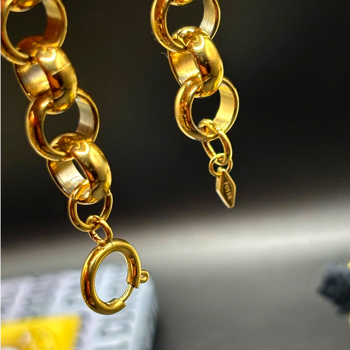 Fossil Women’s Archival Bold Links Chain Necklace JOF01105710 NIBWT
