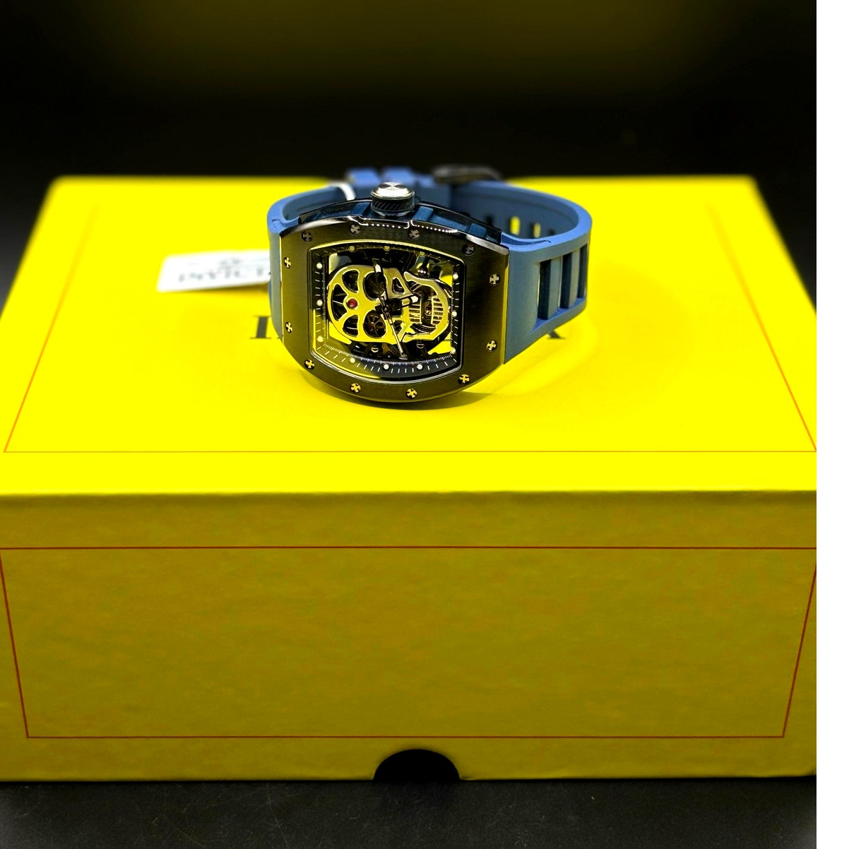 Invicta S1 Rally Crestpath 49023 Automatic Skeleton Dial Mens Watch 41mm Blue