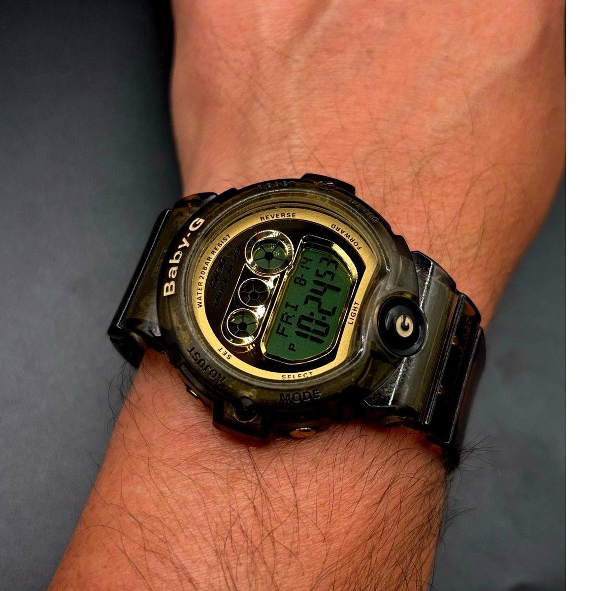Casio Baby-G BG6901-8 Smoke Gold Digital 200M Vintage Watch