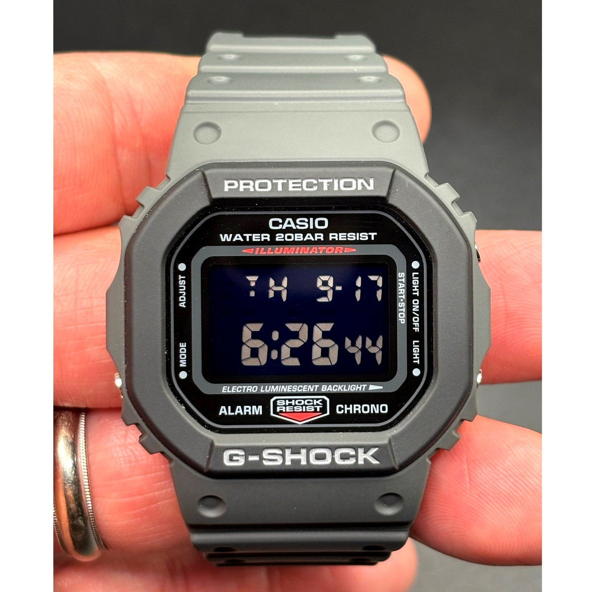 Casio G-Shock DW-5610SU-8 Utility Gray Digital 200M Watch NIBWT Discontinued