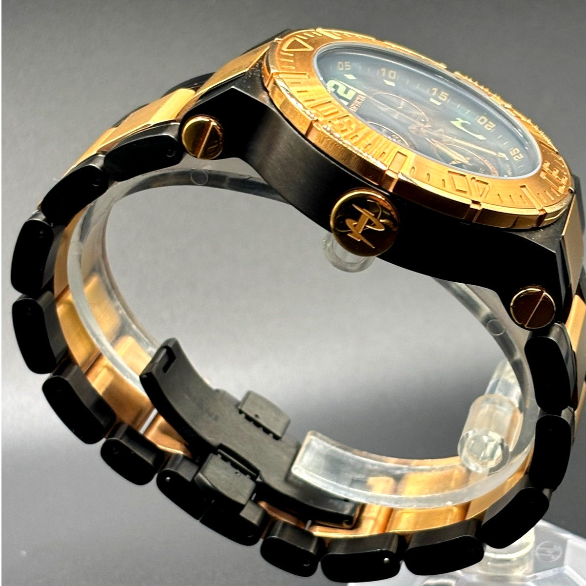 Invicta Reserve 6763 Swiss Made Chronograph 18K Rose Gold Plated Men's Watch