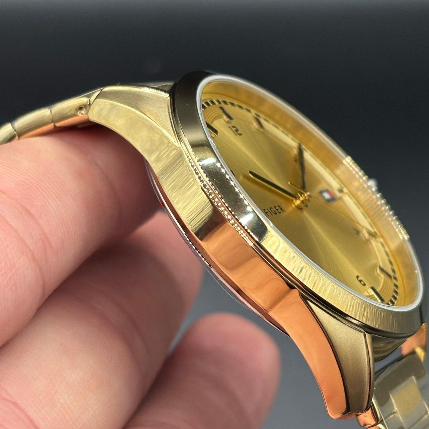 Tommy Hilfiger Griffin 1710457 Men’s 43mm Gold Stainless Steel Quartz NIBWT