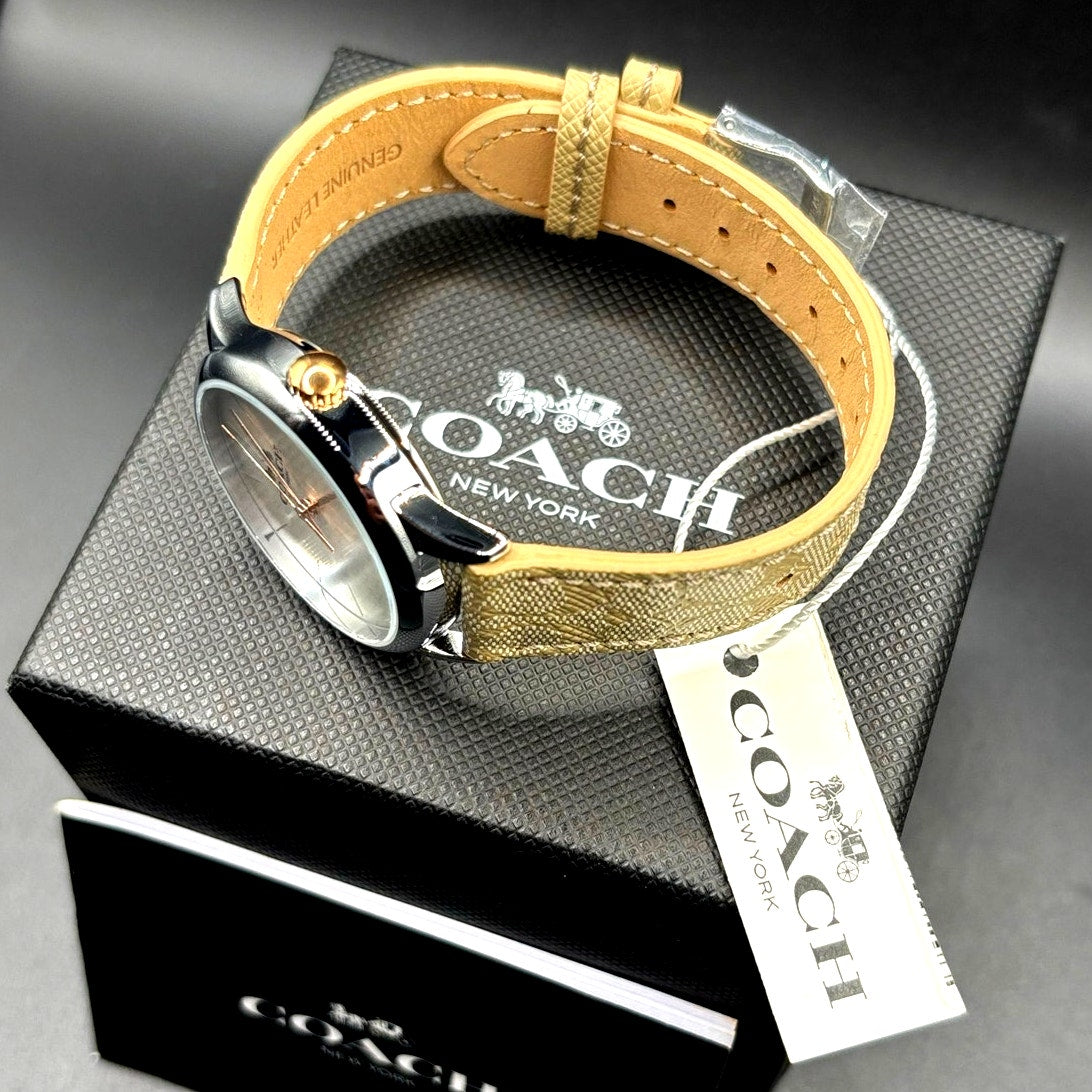 Coach Ruby 14503798 Women’s Watch Signature Jacquard Strap NIBWT Box