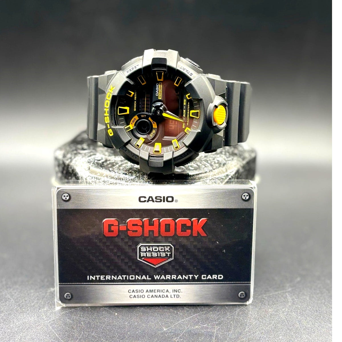 Casio G-Shock GA-700CY-1A Caution Yellow Black Analog Digital Men’s Watch