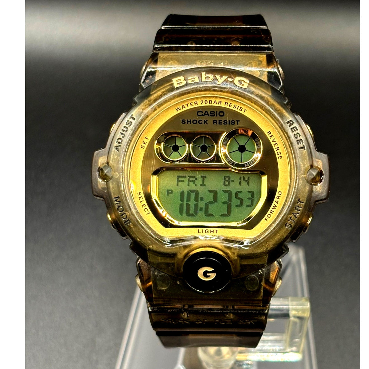 Casio Baby-G BG6901-8 Smoke Gold Digital 200M Vintage Watch