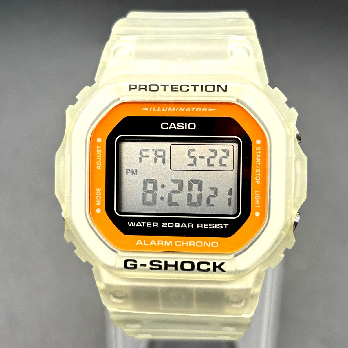 Casio G-Shock DW-5600LS-7 Color Skeleton Series Digital Translucent Watch NIB