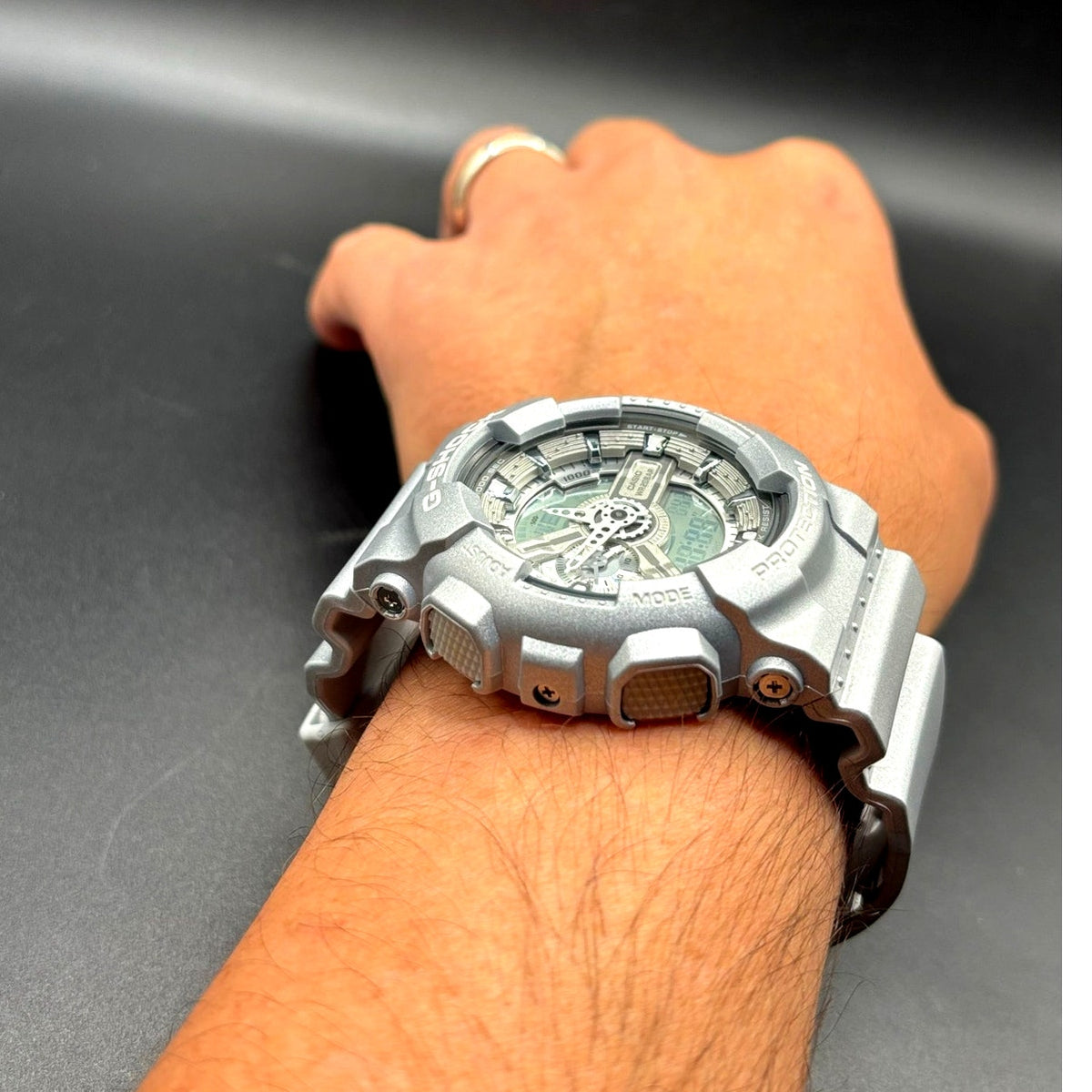 Casio G-Shock GA-110BC-8A Silver Men's Analog Digital Watch