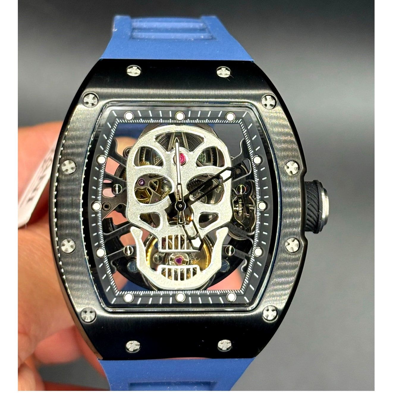 Invicta S1 Rally Crestpath 49023 Automatic Skeleton Dial Mens Watch 41mm Blue