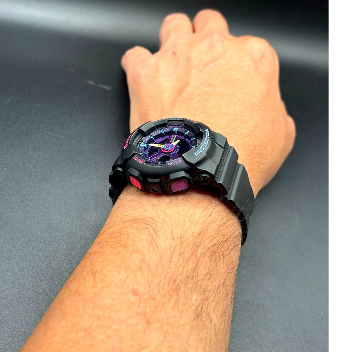 Casio Baby-G BA-110TM-1A Decora Style Analog Digital Black Purple Women’s Watch