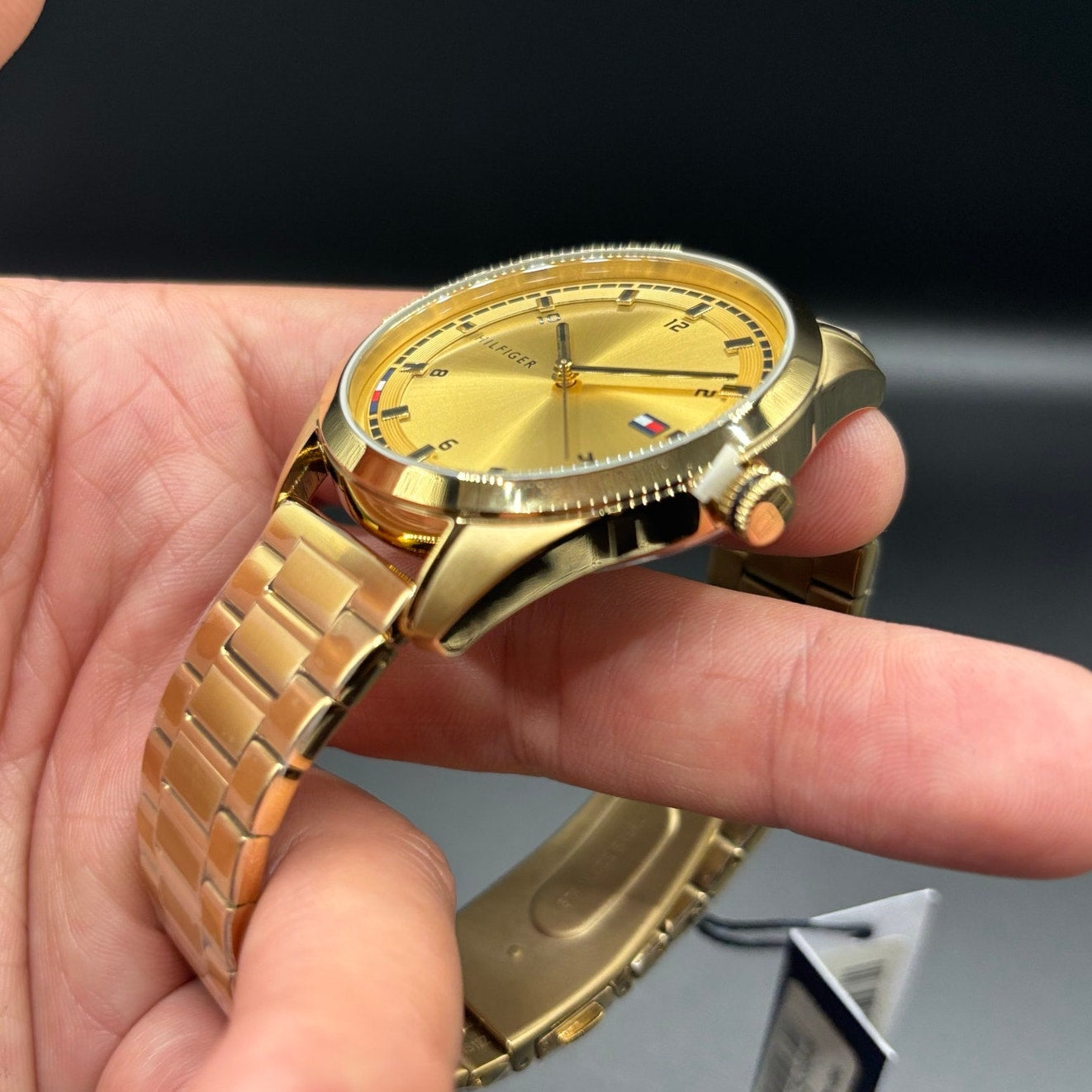 Tommy Hilfiger Griffin 1710457 Men’s 43mm Gold Stainless Steel Quartz NIBWT