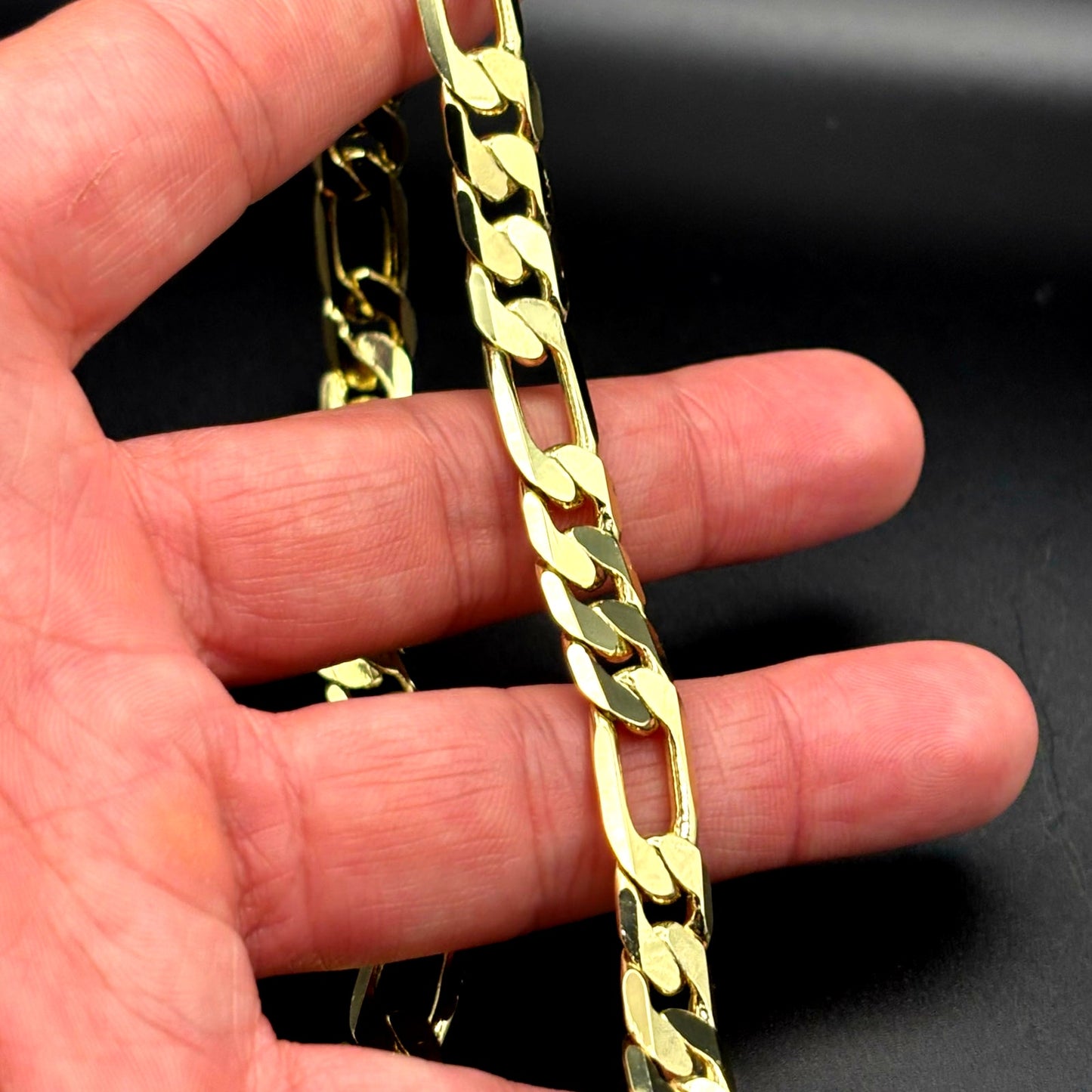 Mason Parker Men’s Gold Plated Brass Curb Link Chain Necklace NIB