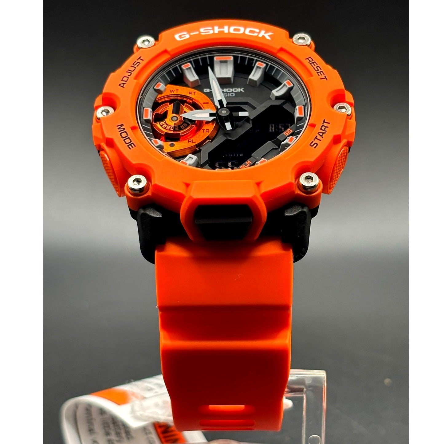 Casio G-Shock GA-2200M-4A Carbon Core Guard Orange Analog Digital Watch