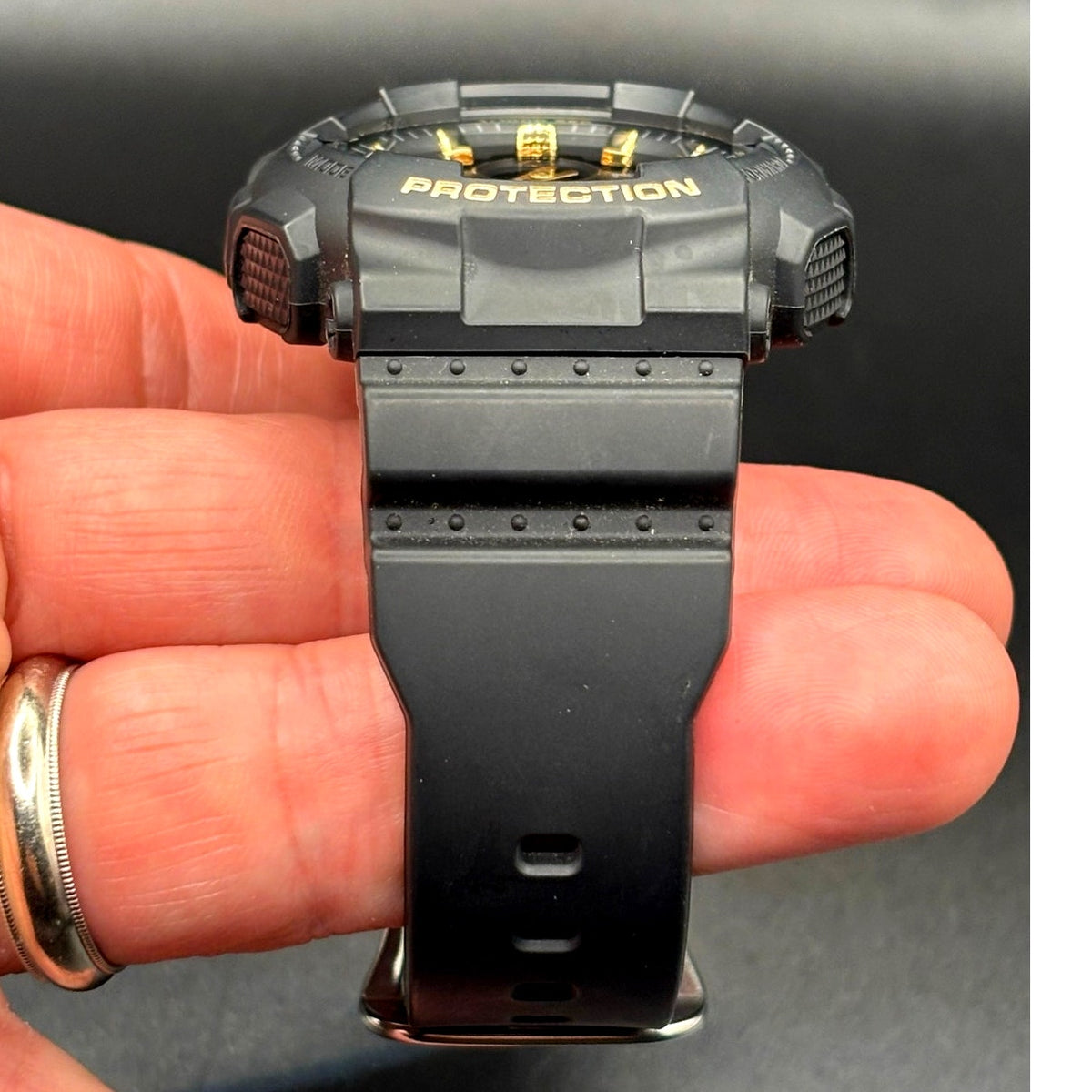 Casio G-Shock GMA-S140M-1A Black Gold Analog Digital 200M Women's Watch NIB