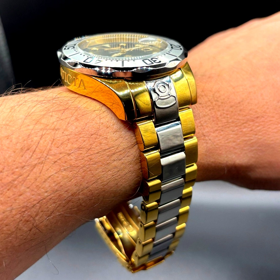 Invicta 16034 Grand Diver Automatic Two Tone Stainless Steel Men's 47mm Watch