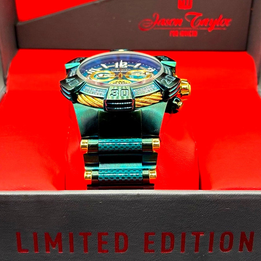 Invicta Jason Taylor Limited Edition 40440 Swiss Chronograph Diamond 52mm Watch