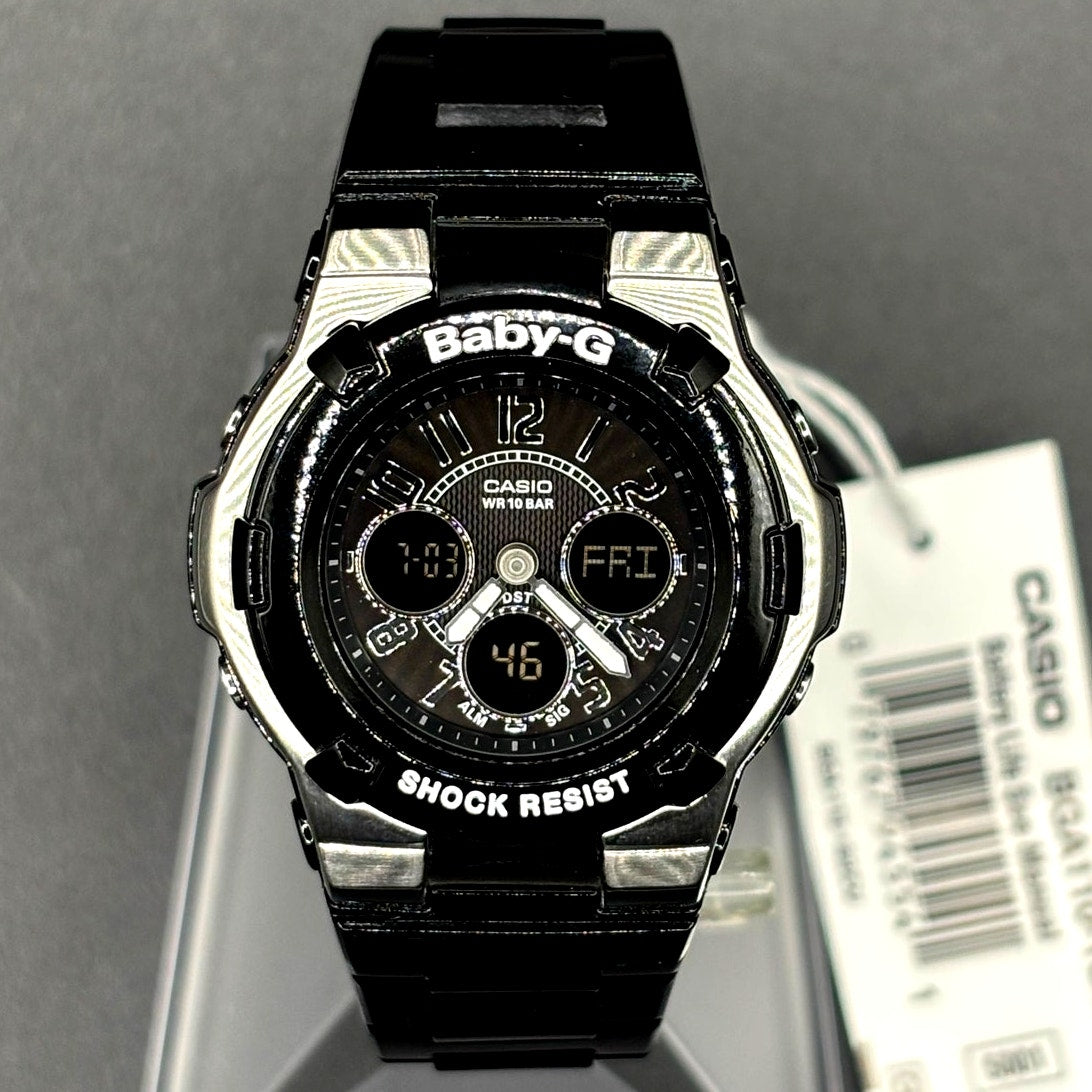 Casio Baby-G BGA110-1B2 Analog Digital Black Women’s Watch Discontinued