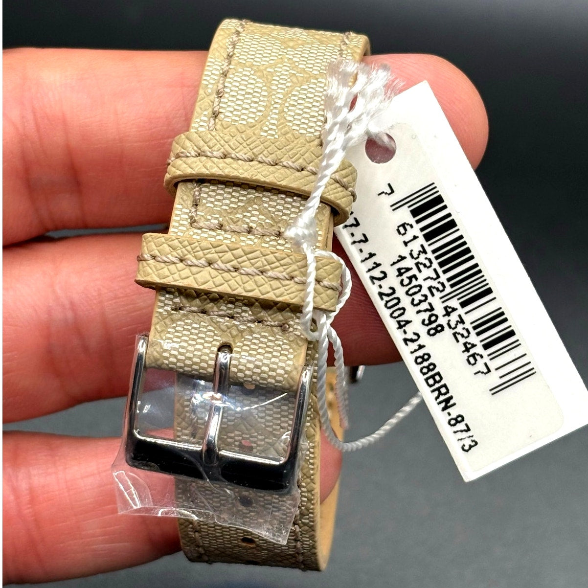 Coach Ruby 14503798 Women’s Watch Signature Jacquard Strap NIBWT Box
