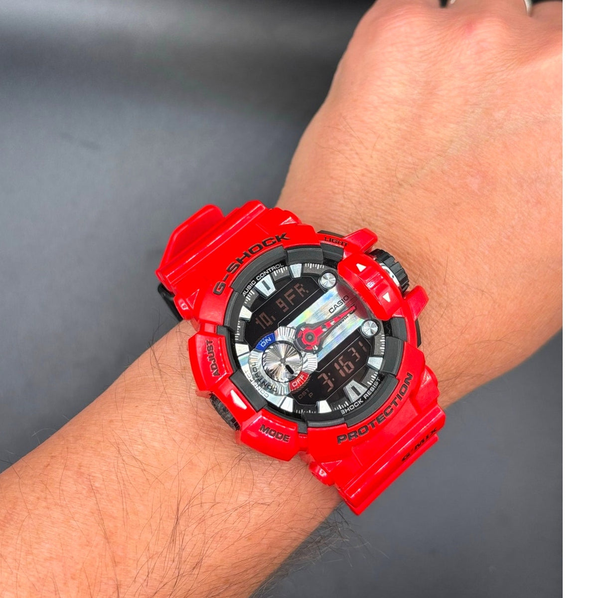 Casio G-Shock GBA-400-4A G’MIX Bluetooth Red Analog Digital Men’s Watch